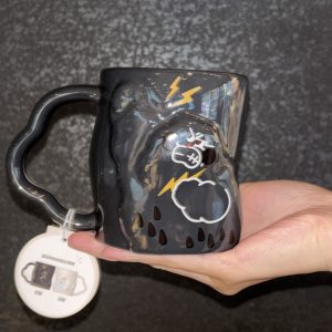 Creative black mug